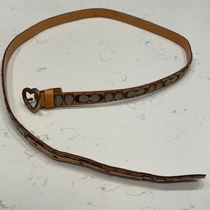 Coach Skinny Belt